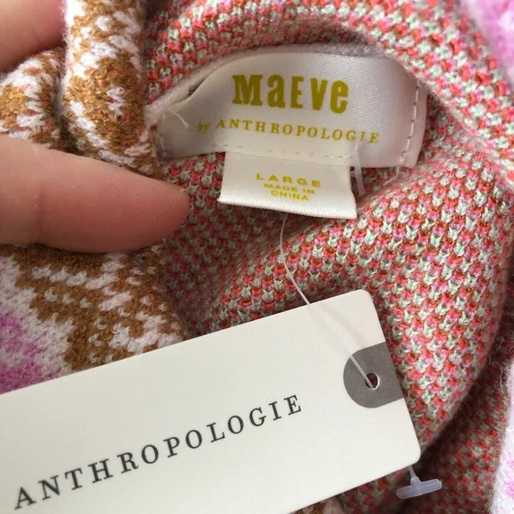 Anthropologie Maeve Turtleneck Sweater Large NWT - Picture 9 of 10